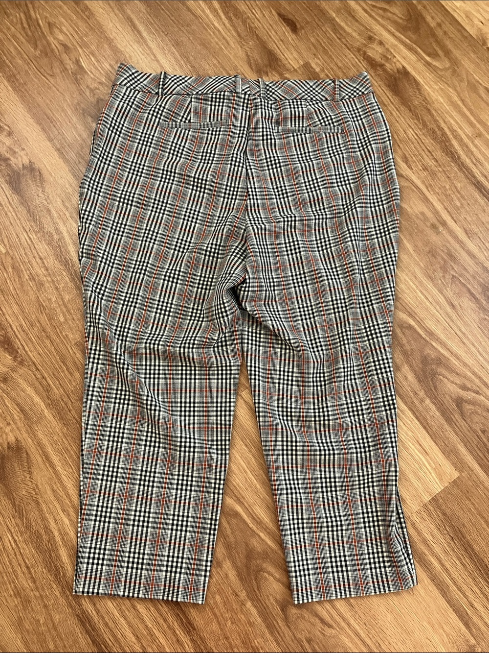 Ava & Viv Plaid Stretch Careerwear Trousers, 20 - Picture 6 of 6
